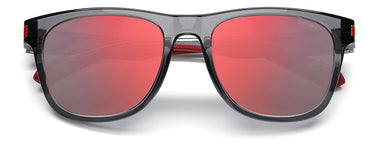 Men Polaroid Sunglasses: PLD 2122/S - Grey Red - SpecSMART Eye Clinic (Front View)